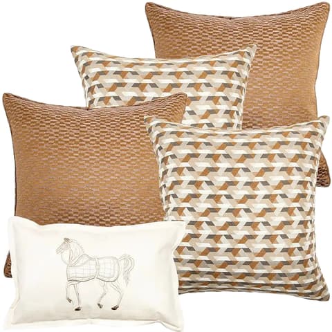Nerola Bundle bundle - indoor in orange, beige and white, shown in a product front view as image 1