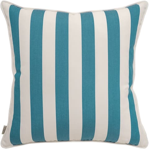 Aelia Azure single - outdoor in blue and soft ivory, shown in a product front view as image 1