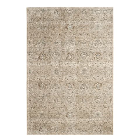 Albert Sienna carpets in beige and brown, shown in a product top view as image 1