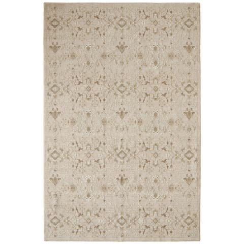 Albert Terra carpets in beige and brown, shown in a product top view as image 1