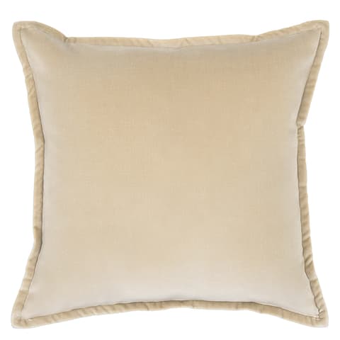 Alessandra River cushion in beige, shown in a product front view as image 1
