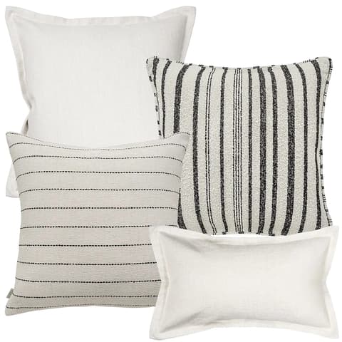 Amshi Bundle bundle - indoor in ivory, white and charcoal, shown in a product front view as image 1