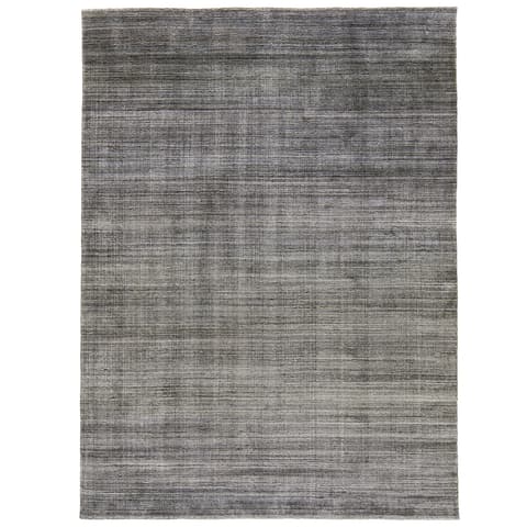 Ava Ashton carpets in grey and charcoal, shown in a product top view as image 1