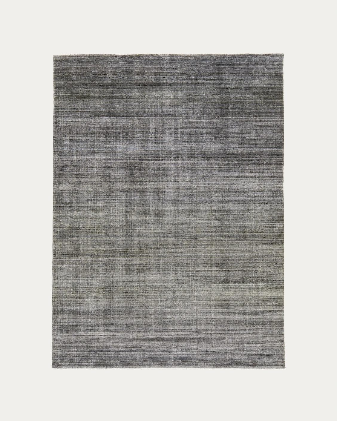 Ava Ashton carpets in grey and charcoal, shown in a product top view as image 1