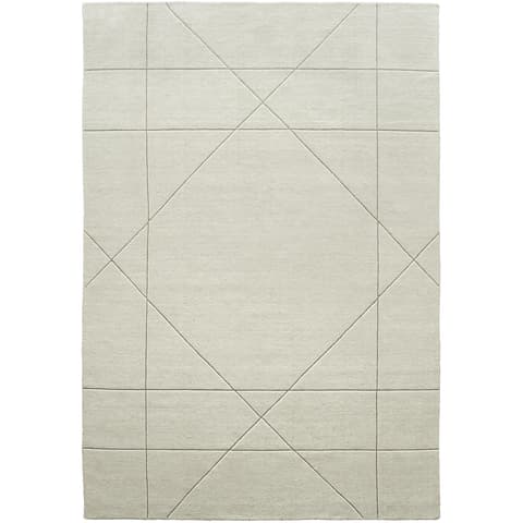 Axis Bianca carpets in beige, shown in a product top view as image 1