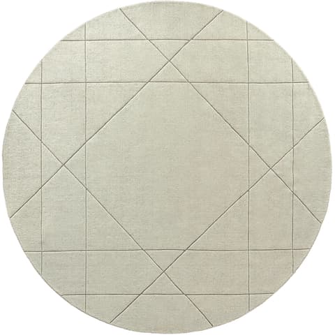 Axis Bianca carpets in beige, shown in a product top view as image 1