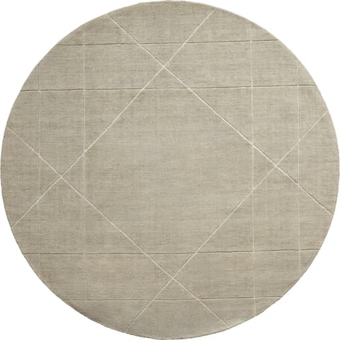 Axis Oat carpets in beige and brown, shown in a product top view as image 1