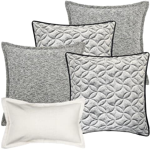 Blakely Bundle bundle - indoor in white, silver, grey and black, shown in a product front view as image 1