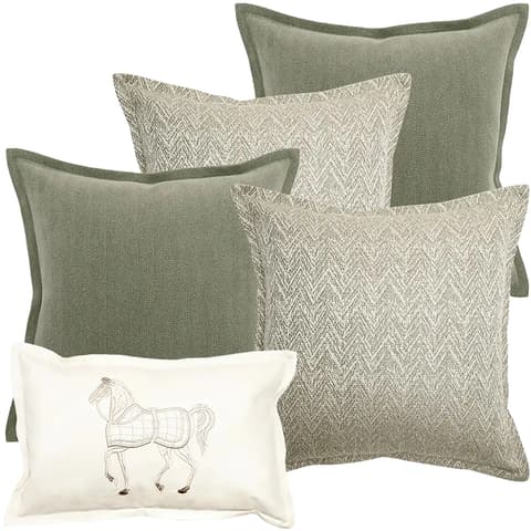 Cali Bundle bundle - indoor in white, beige and green, shown in a product front view as image 1