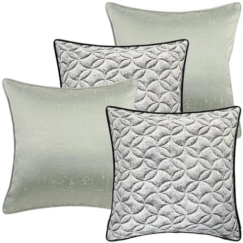 Carissa Bundle bundle - indoor in white, black, green and silver, shown in a product front view as image 1