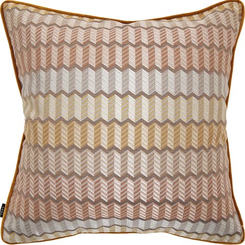 Cecilia Hodler single - indoor in orange, yellow and multicolour, shown in a product front view as image 1