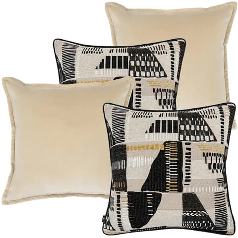 Charna Bundle bundle - indoor in beige and black, shown in a product front view as image 1