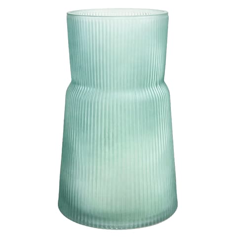 Cloris Storms vases in turquoise, shown in a product front view as image 1