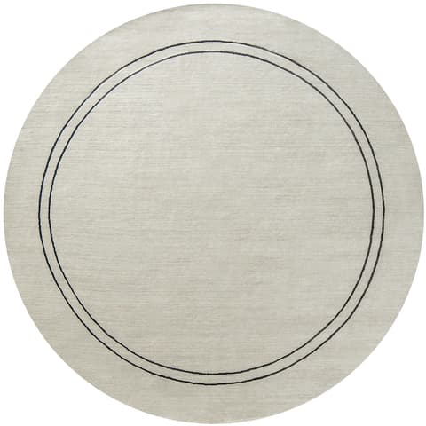 Colin Bianca carpets in white, black and pearl, shown in a product top view as image 1