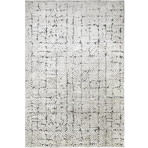 Conrad Sandy carpets in beige and grey, shown in a product top view as image 1