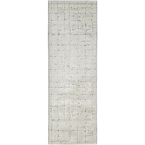 Conrad Sandy carpets in beige and grey, shown in a product top view as image 1