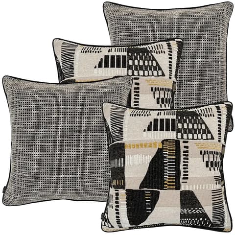 Corbin Bundle bundle - indoor in black and beige, shown in a product front view as image 1
