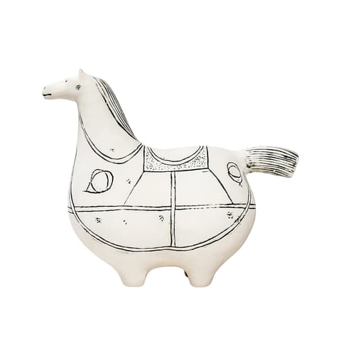 Danna Arneson statues and sculptures in black and white, shown in a product front view as image 1