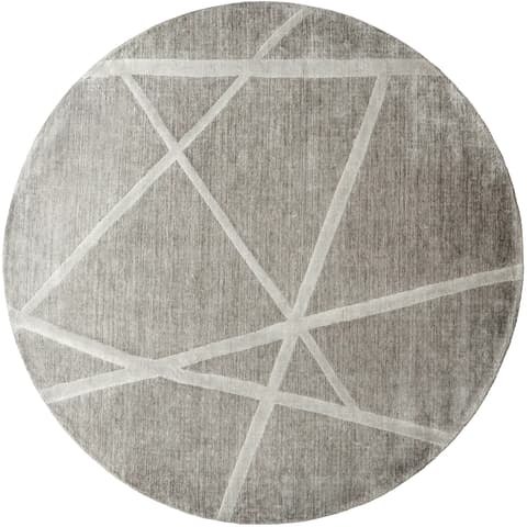Dash Alba carpets in grey and ivory, shown in a product top view as image 1