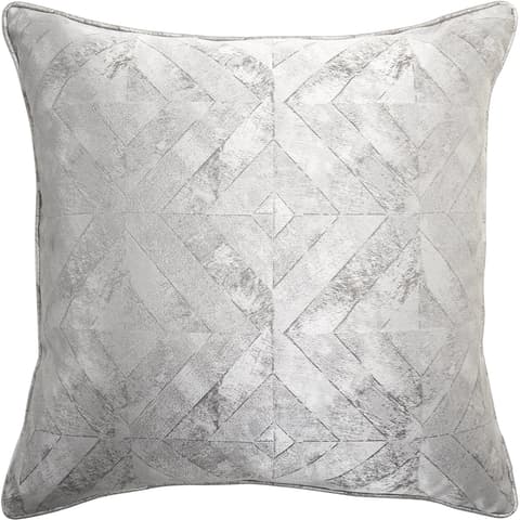 Diana Laurent cushion in silver, shown in a product front view as image 1
