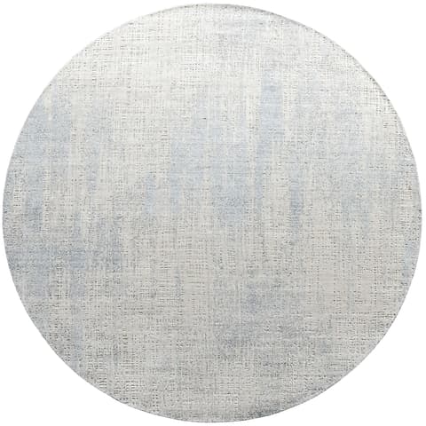 Eh Dillan Ocean carpets in blue, shown in a product top view as image 1