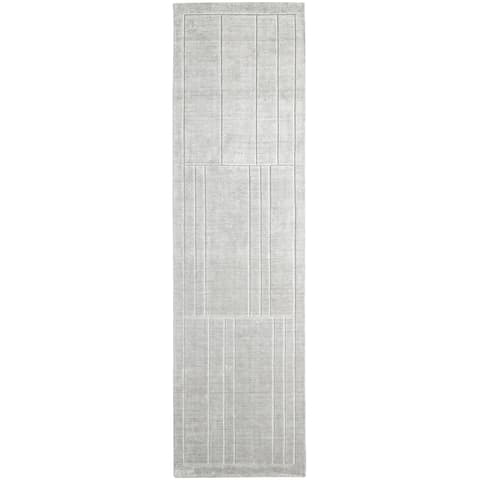 Elliot Ashton carpets in grey and silver, shown in a product top view as image 1