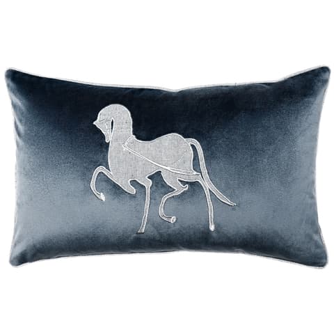 Faaris Matisse single - indoor in blue and silver, shown in a product front view as image 1