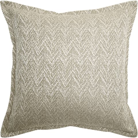 Fleur Bianca cushion in beige, shown in a product front view as image 1