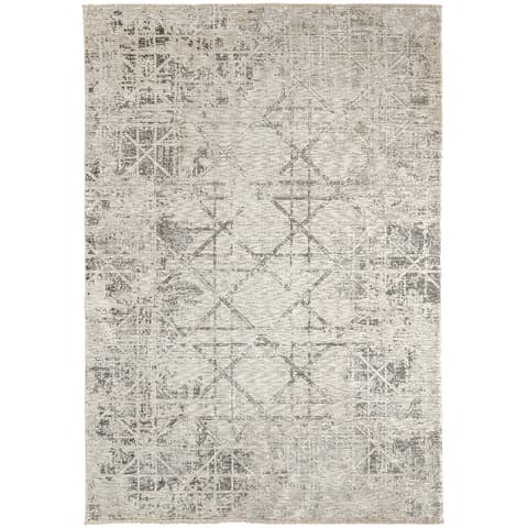 Freida Ashton carpets in grey and beige, shown in a product top view as image 1