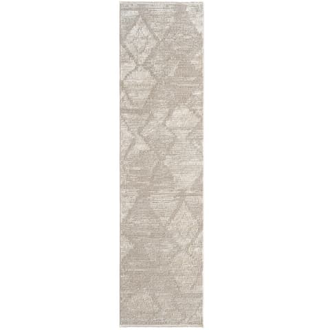 Freida Sandy carpets in beige, shown in a product top view as image 1