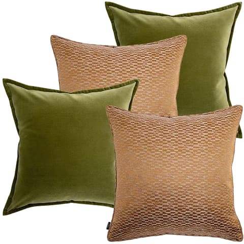 Octavia Bundle bundle - indoor in green and orange, shown in a product front view as image 1