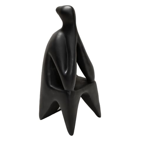Hakim Arneson statues and sculptures in black, shown in a product front view as image 1