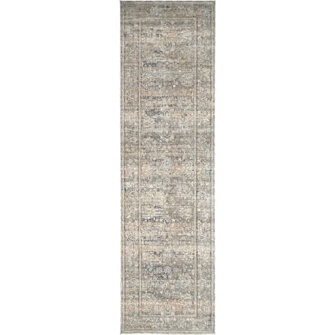 Hana Dune carpets in beige and rust, shown in a product top view as image 1