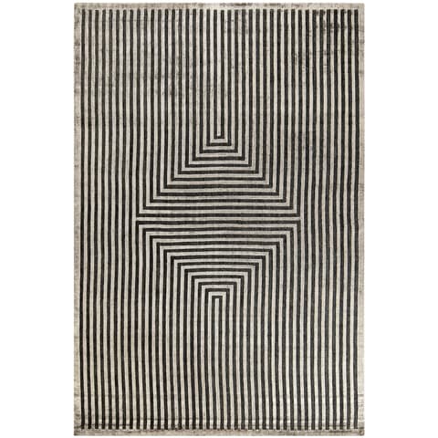 Harf Noon Ashton carpets in ebony, shown in a product top view as image 1