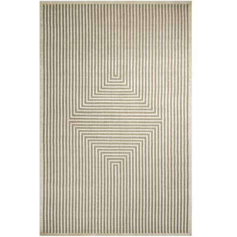 Harf Noon Sandy carpets in beige and ivory, shown in a product top view as image 1