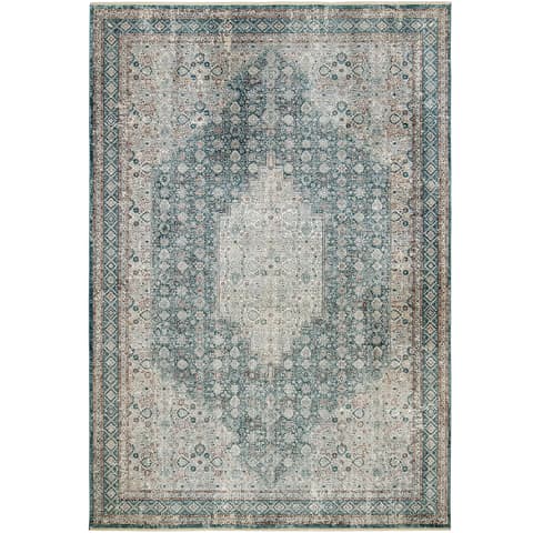 Harper Sky carpets in blue, shown in a product top view as image 1