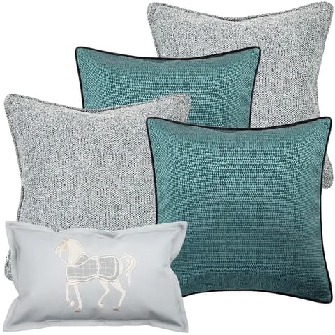 Henrich Bundle bundle - indoor in blue and white, shown in a product front view as image 1