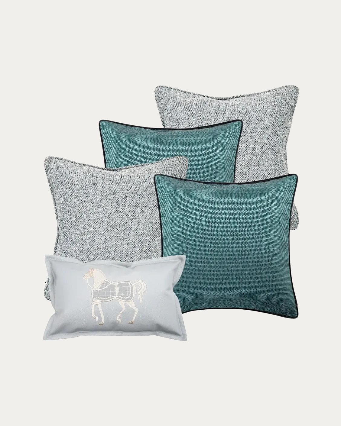 Henrich Bundle bundle - indoor in blue and white, shown in a product front view as image 1