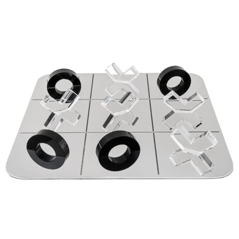 Glacia Malcolm Xo Gameboard statues and sculptures in black, shown in a product front view as image 1