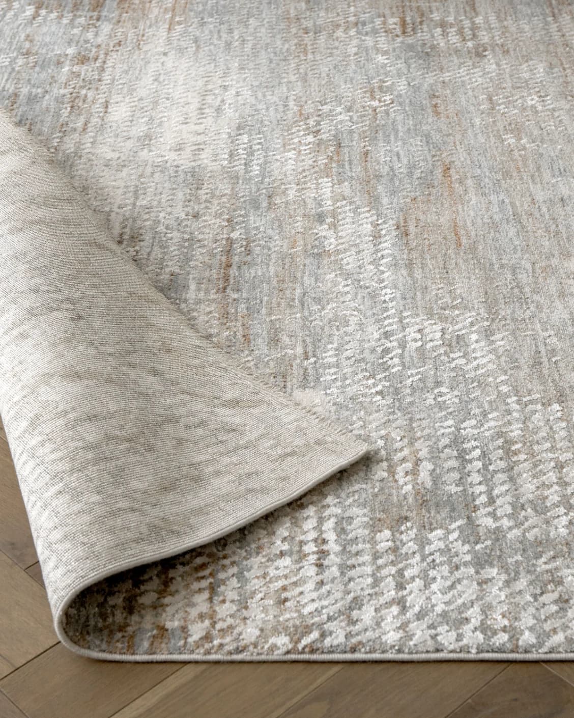 Savanna Sandy carpet in beige and rust, shown in a product front view as image 12