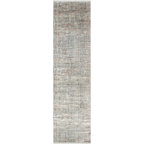 Jacob Sandy carpets in rust and grey, shown in a product top view as image 1