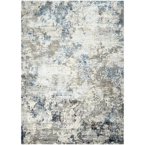 Jacob Sky carpets in blue and grey, shown in a product top view as image 1