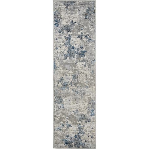 Jacob Sky carpets in blue and grey, shown in a product top view as image 1