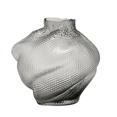 Jeremy Storms vases in grey, shown in a product front view as image 1