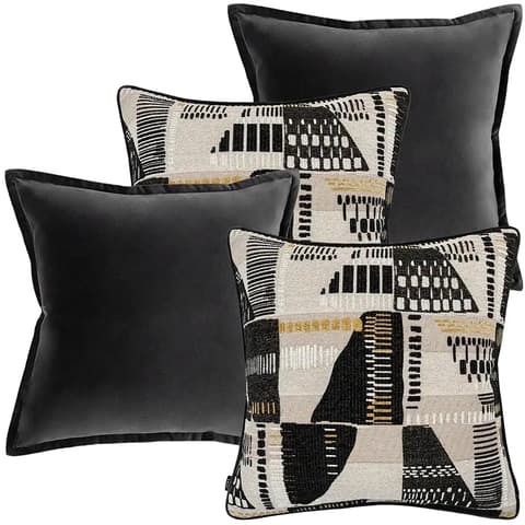 Krishna Bundle bundle - indoor in black, grey and beige, shown in a product front view as image 1