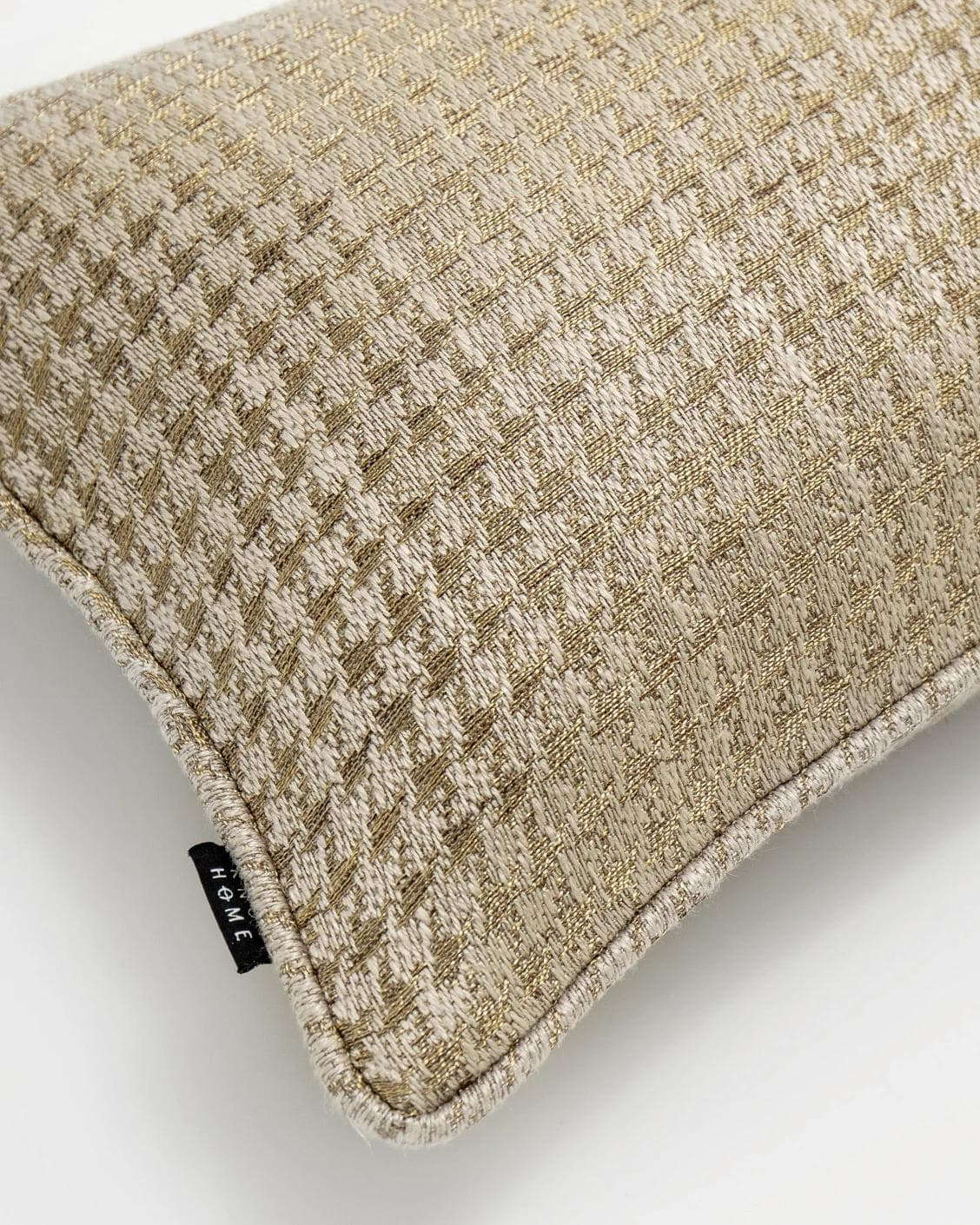 Leo Klimt II cushion in gold, shown in a product top view as image 6