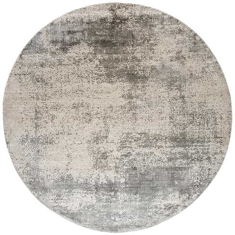 Liam Alba carpets in grey, shown in a product top view as image 1