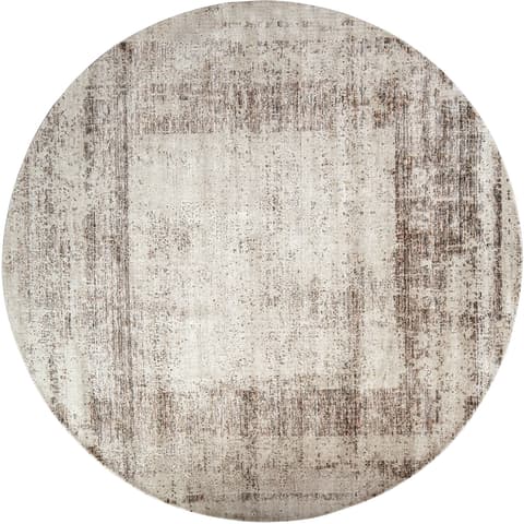 Liam Amber carpets in beige, shown in a product top view as image 1