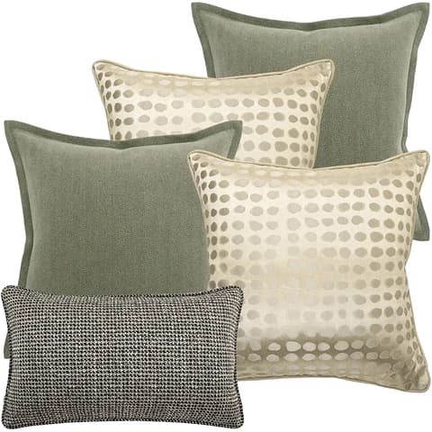 Lirika Bundle bundle - indoor in black, green, beige and gold, shown in a product front view as image 1