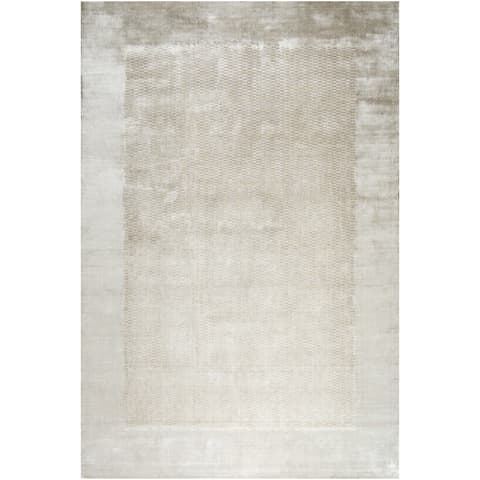 Luna Clay carpets in beige, shown in a product top view as image 1